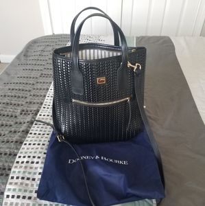 Dooney and Burke woven satchel.